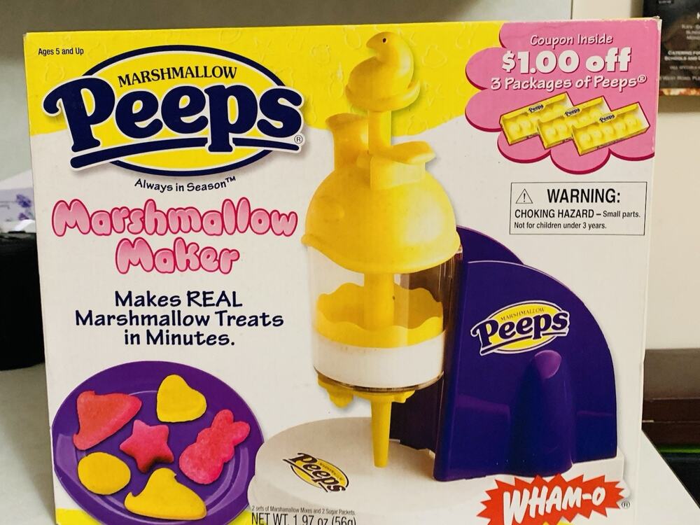 Vintage 2002 Wham-O Peeps Marshmallow Maker #13160 New In Box